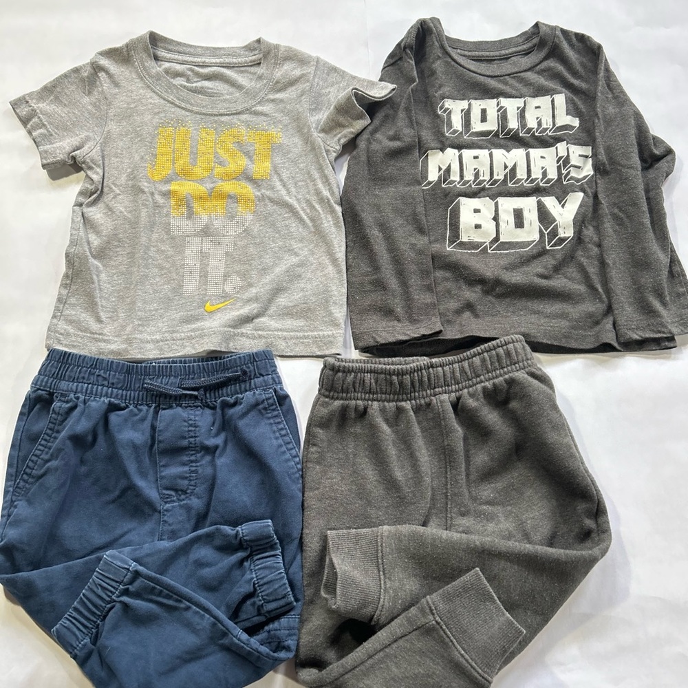 2 t-shirts and 2 pants